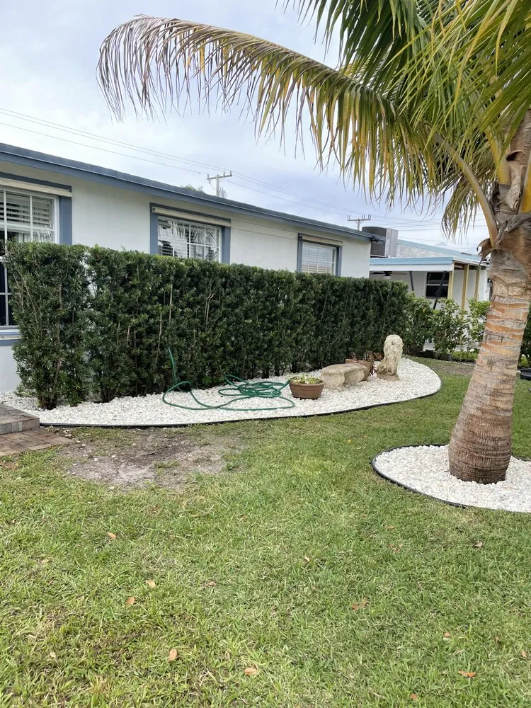 Custom yard maintenance for year-round maintenance across Lake Worth, FL - The Blessing Landscaping