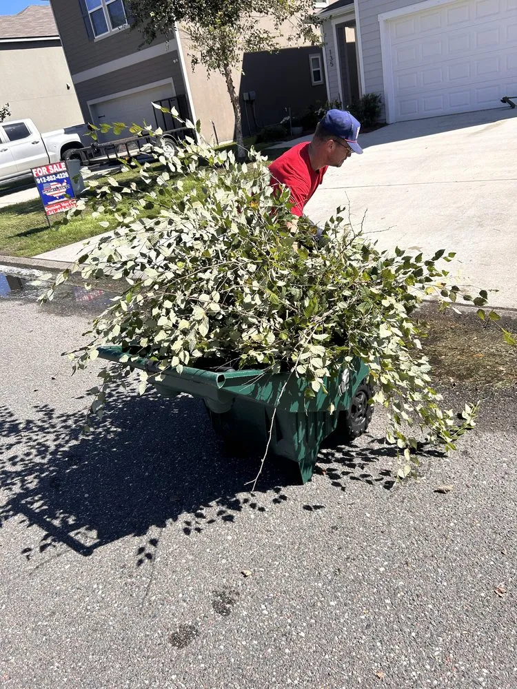 Custom garden landscaping in St. Simons Island, GA by The Blooming Yard