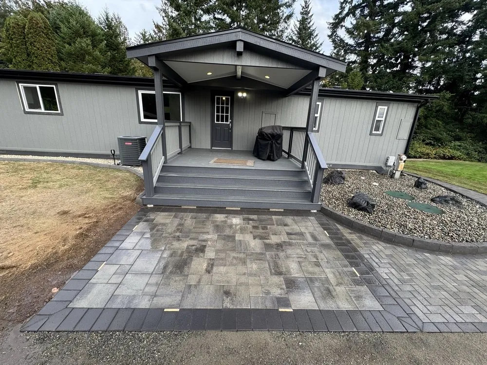 Local lawn care service with custom design in Maple Valley, WA by The Blue Alder