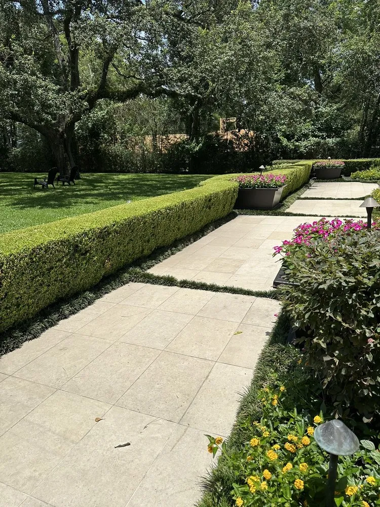 Professional garden landscaping in Houston, TX by The Box Yard Landscaping