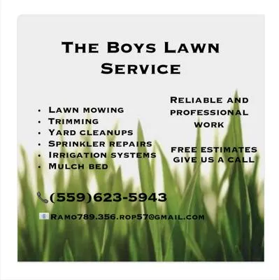 The Boys Lawn Service Logo