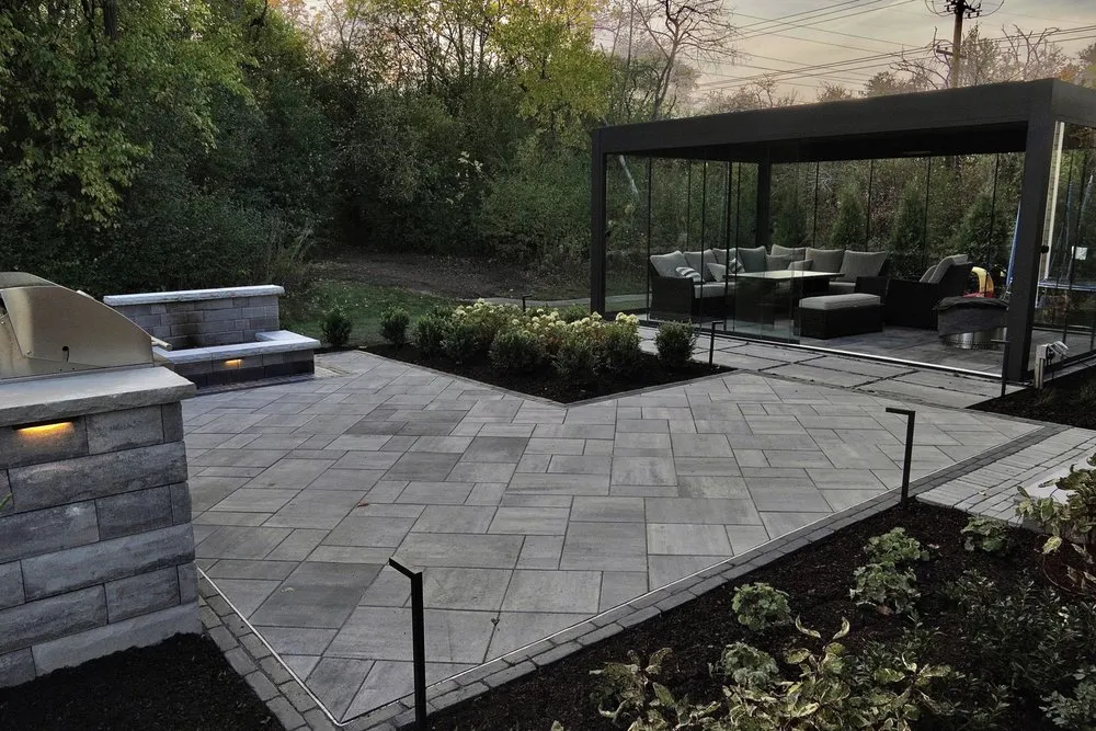 Expert landscape installation with custom design across Lake Bluff, IL - The Bravo's Landscape