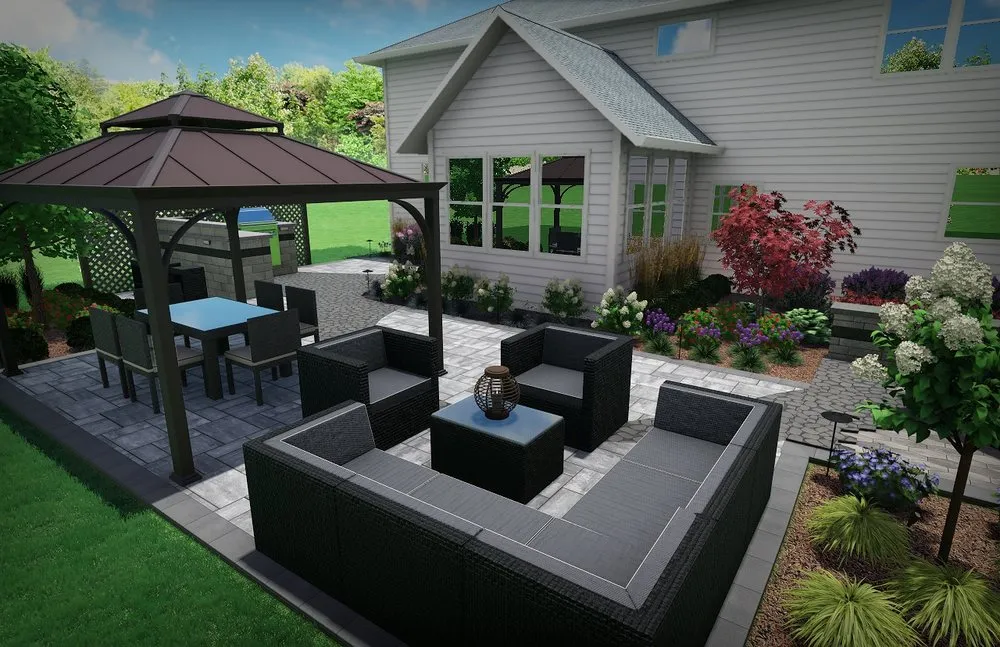 Affordable landscape installation in Lake Bluff, IL by The Bravo's Landscape