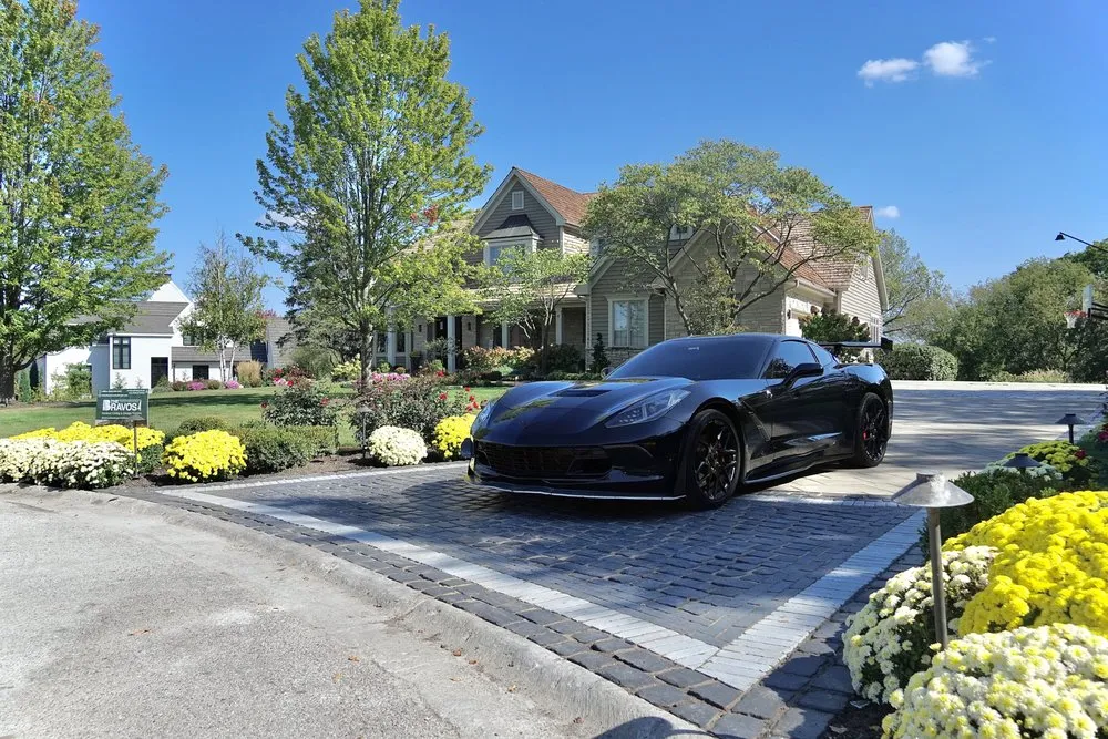 Professional garden landscaping for residential properties in Lake Bluff, IL by The Bravo's Landscape