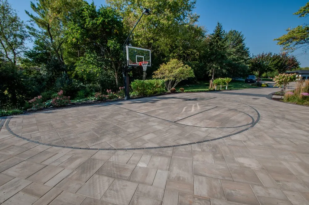 Custom yard cleanup service with custom design in Lake Bluff, IL by The Bravo's Landscape