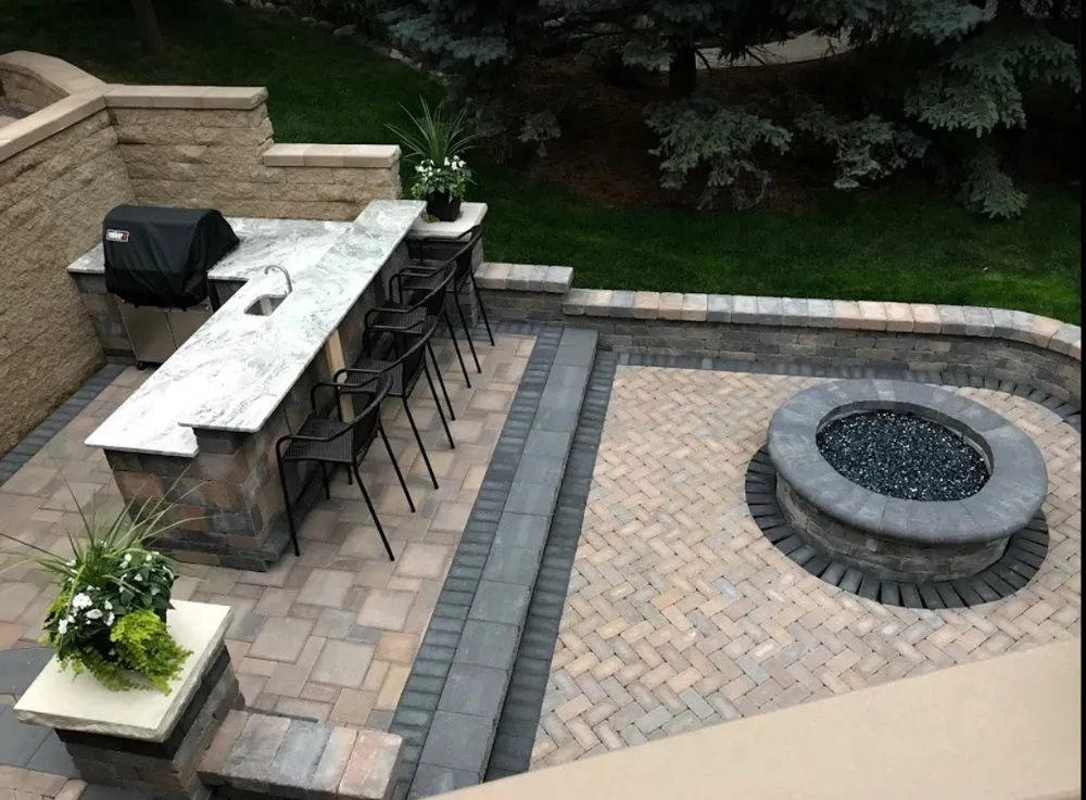 Custom lawn mowing service in Dryden, MI - The Brick Paver Dr