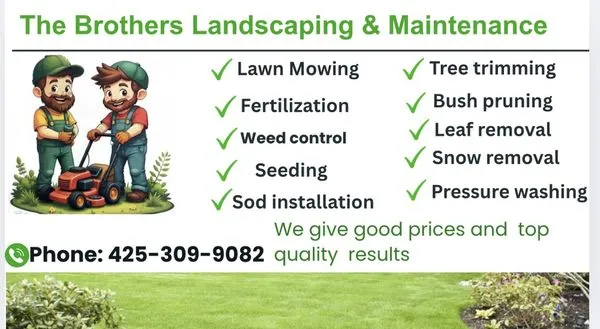 The Brothers Landscape & Maintenance Logo