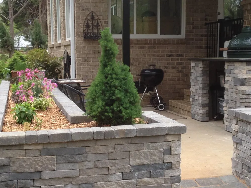 Affordable landscape installation in Cornelius, NC by The Carolina Lawn