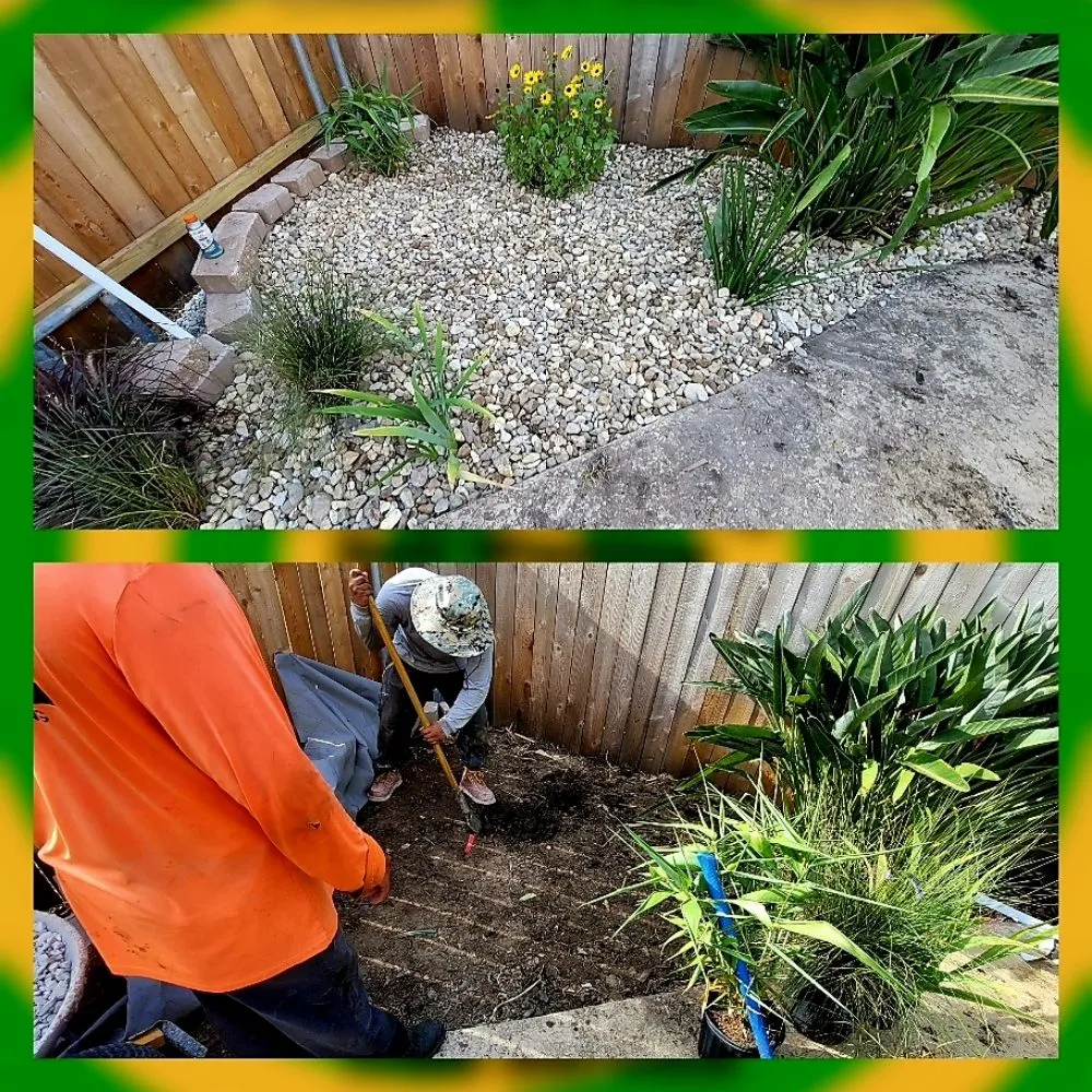 Custom landscaping services with custom design across Gretna, LA - The Castro's Power