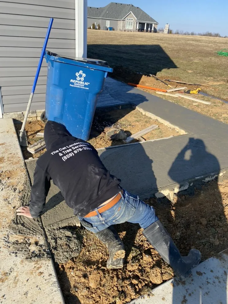 Trusted outdoor landscaping near you in Lexington-Fayette, KY by The Cat Landscaping and Tree Service