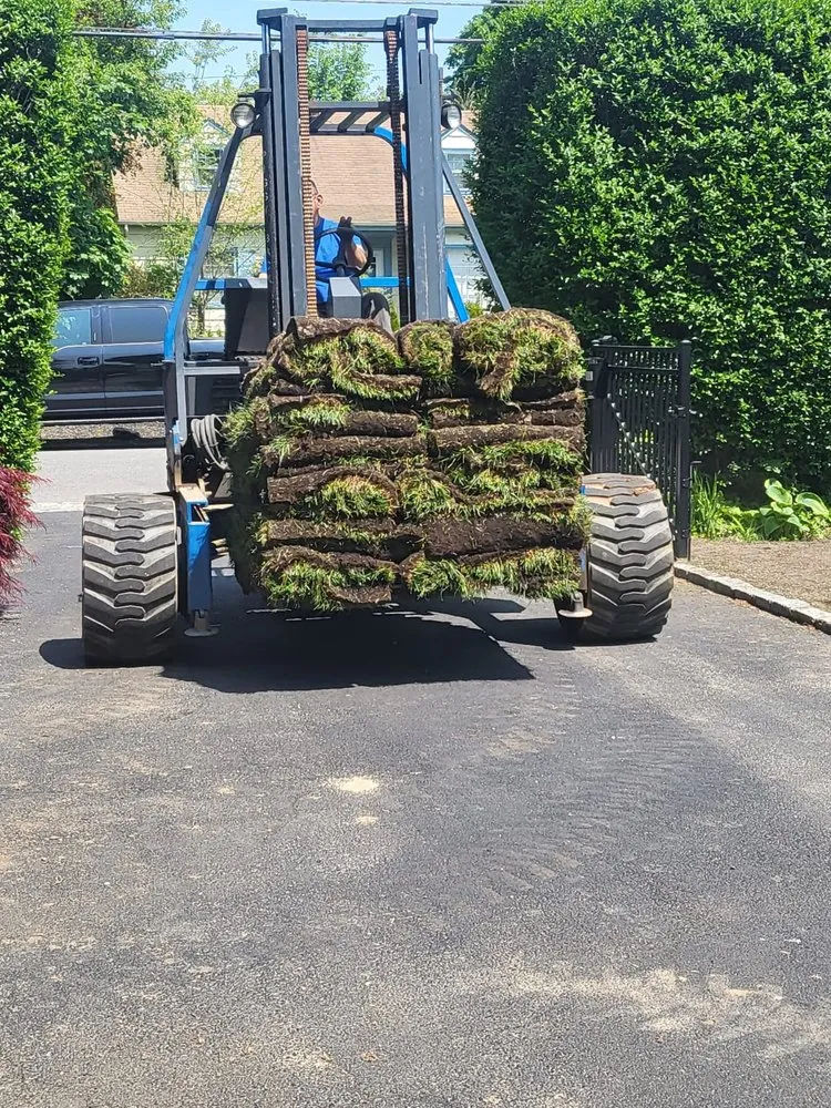 Professional garden landscaping for homes across Melville, NY - The Complete Sod Services Long Island