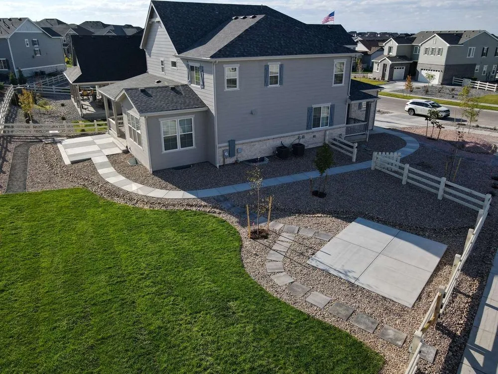 Trusted lawn mowing service for residential properties across Henderson, CO - The Cousins Landscaping & Concrete