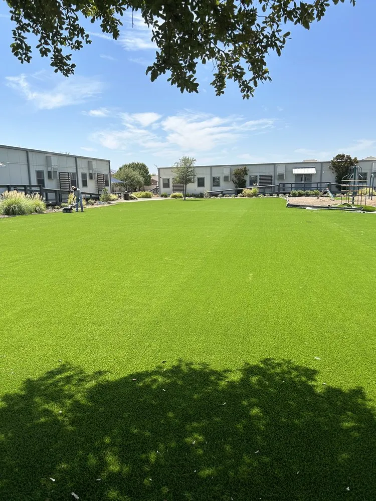 Professional landscape installation for homes across Fort Worth, TX - The Crazy Grass Guy