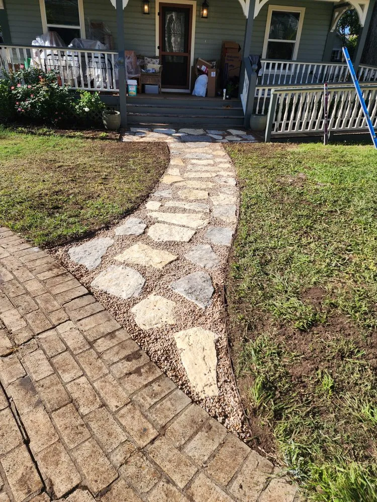 Local yard cleanup service for homes in Elgin, TX by The Crazy Grass Landscape Services