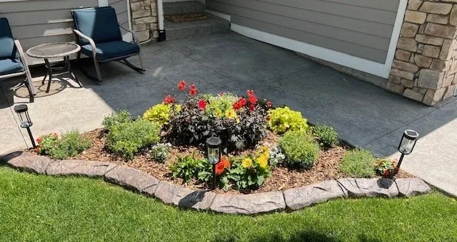Local garden landscaping in Commerce City, CO by The Curb and I Solutions