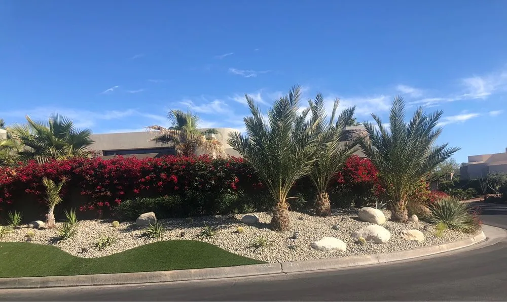 Local landscape installation in Palm Desert, CA by The Curb Creator