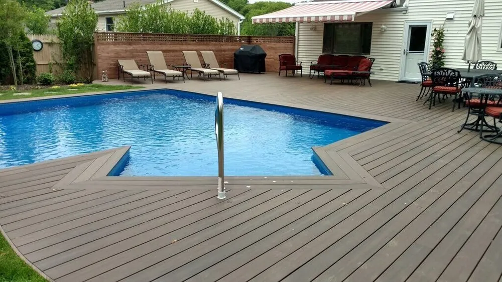 Custom outdoor landscaping experts serving Greenlawn, NY - The Deck And Patio