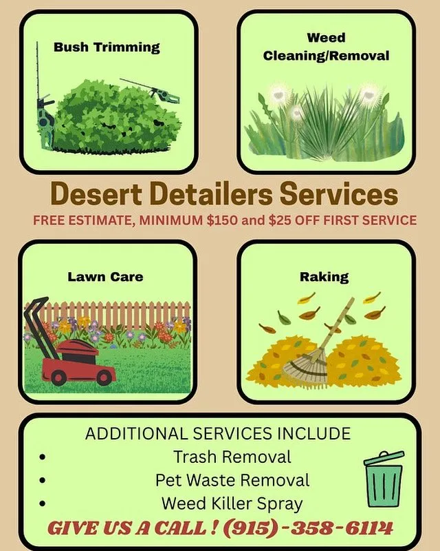 Expert lawn care service for homes across El Paso, TX - The Desert Detailers