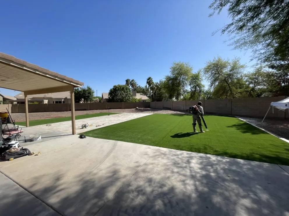 Affordable landscape installation in Mesa, AZ by The Desert Root