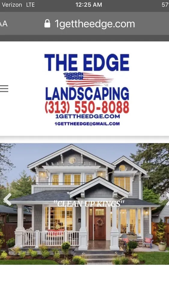 Professional landscaping services in Dearborn, MI by The Edge