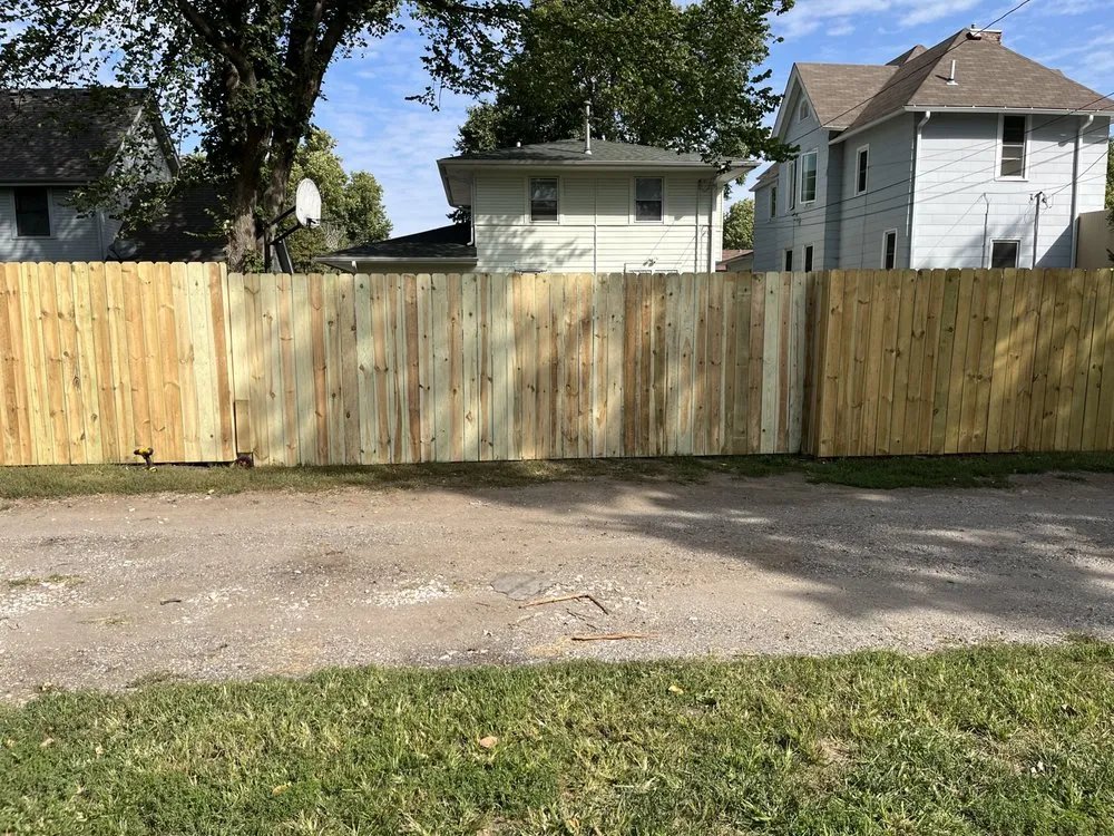 Local landscape installation in Omaha, NE by The Fence Guy’s