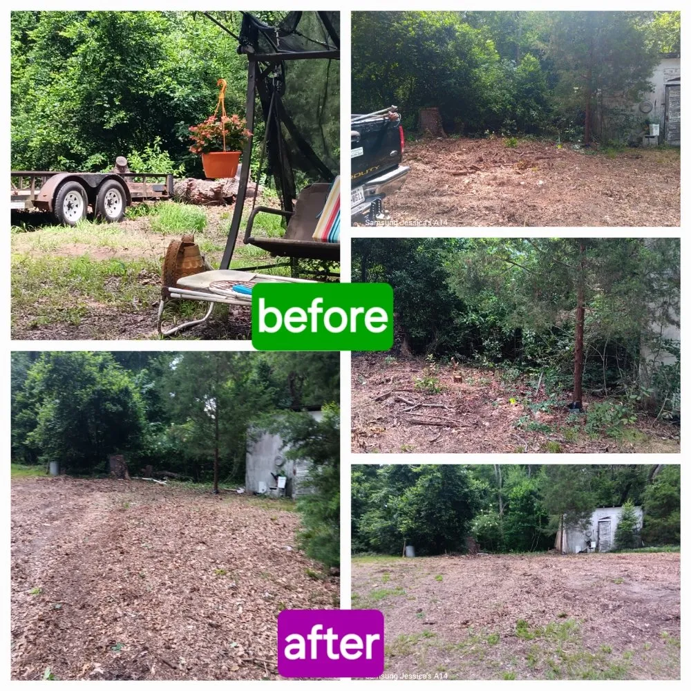 Custom lawn mowing service in Clarksville City, TX by The Firewood Gals