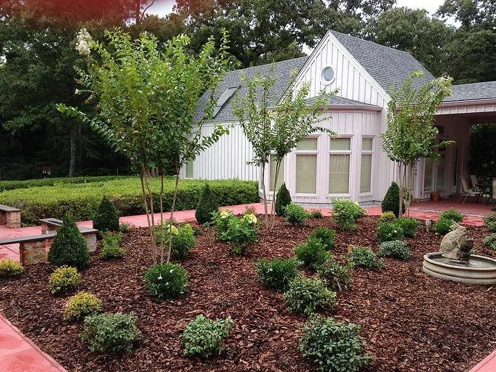 Custom yard cleanup service for homes in Lumberton, MS by The Flower Bed Nursery