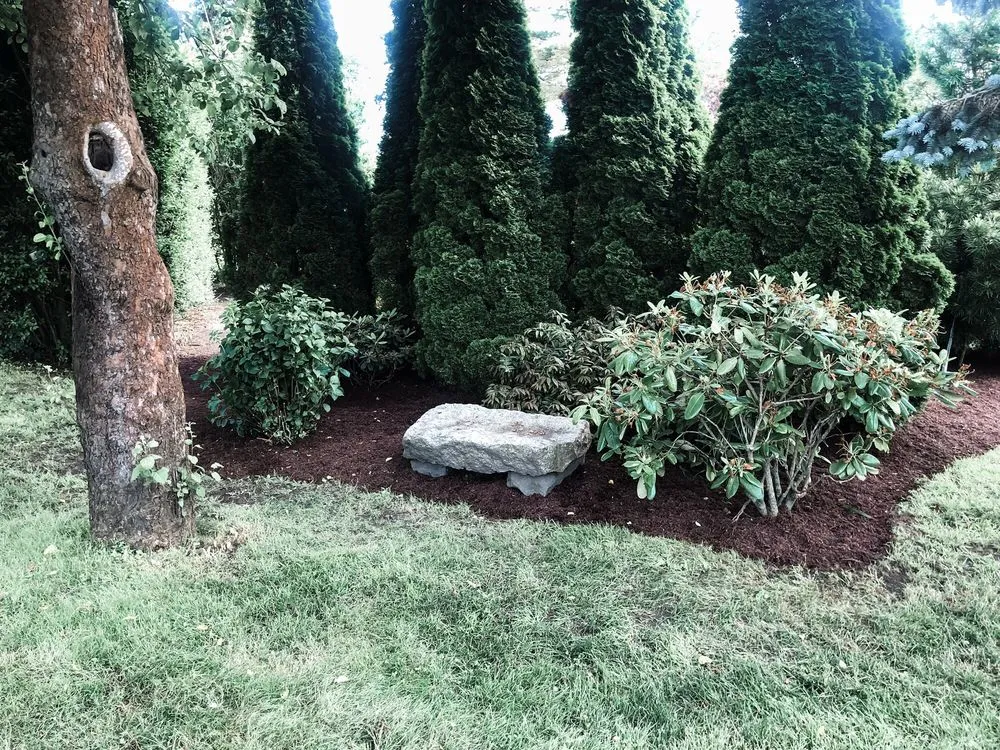 Custom outdoor landscaping for beautiful yards in Mansfield, MA by The Garden Lady