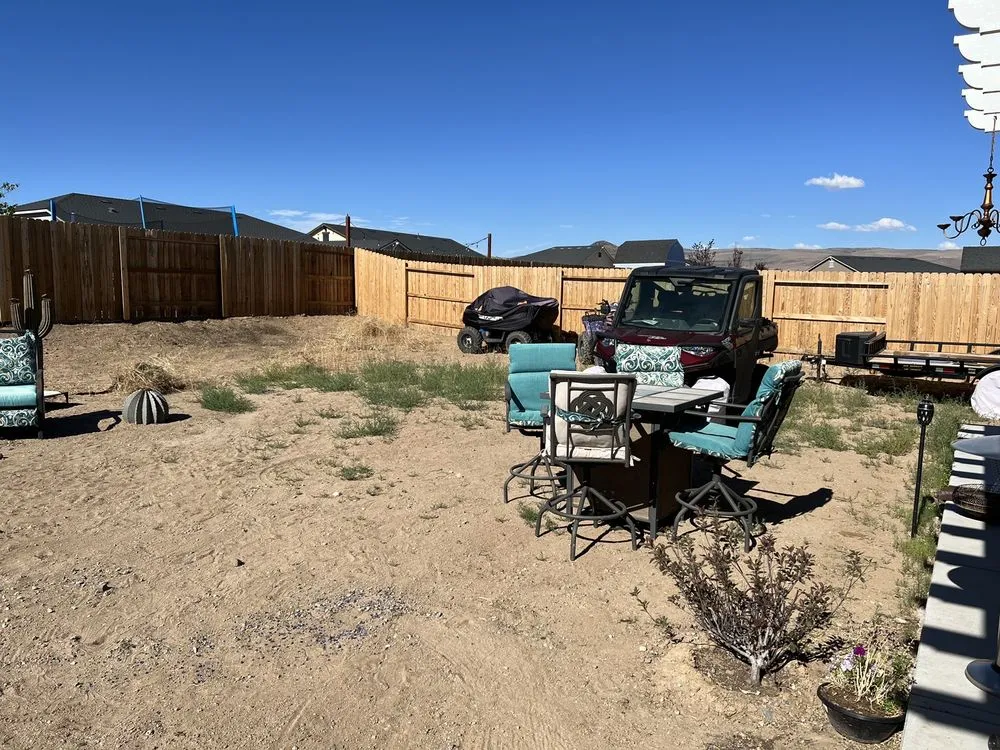 Custom yard cleanup service for year-round maintenance in Sparks, NV by The Garden of Eden