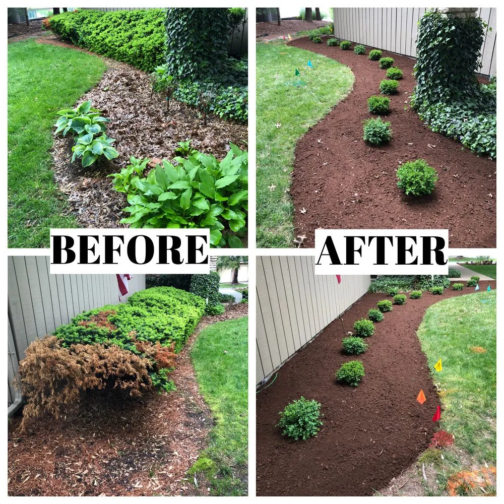 Affordable landscape installation in Columbus, IN by The Gardeners Landscape