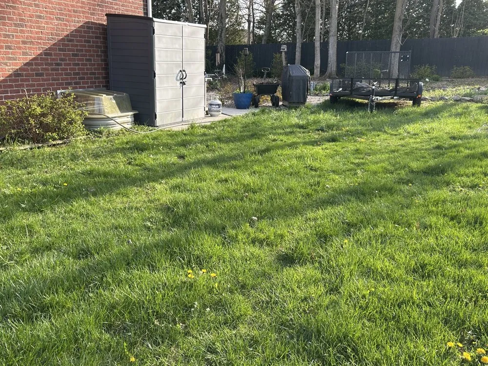 Reliable lawn mowing service with custom design in Charlestown, IN by The GOAT lawn care & landscape