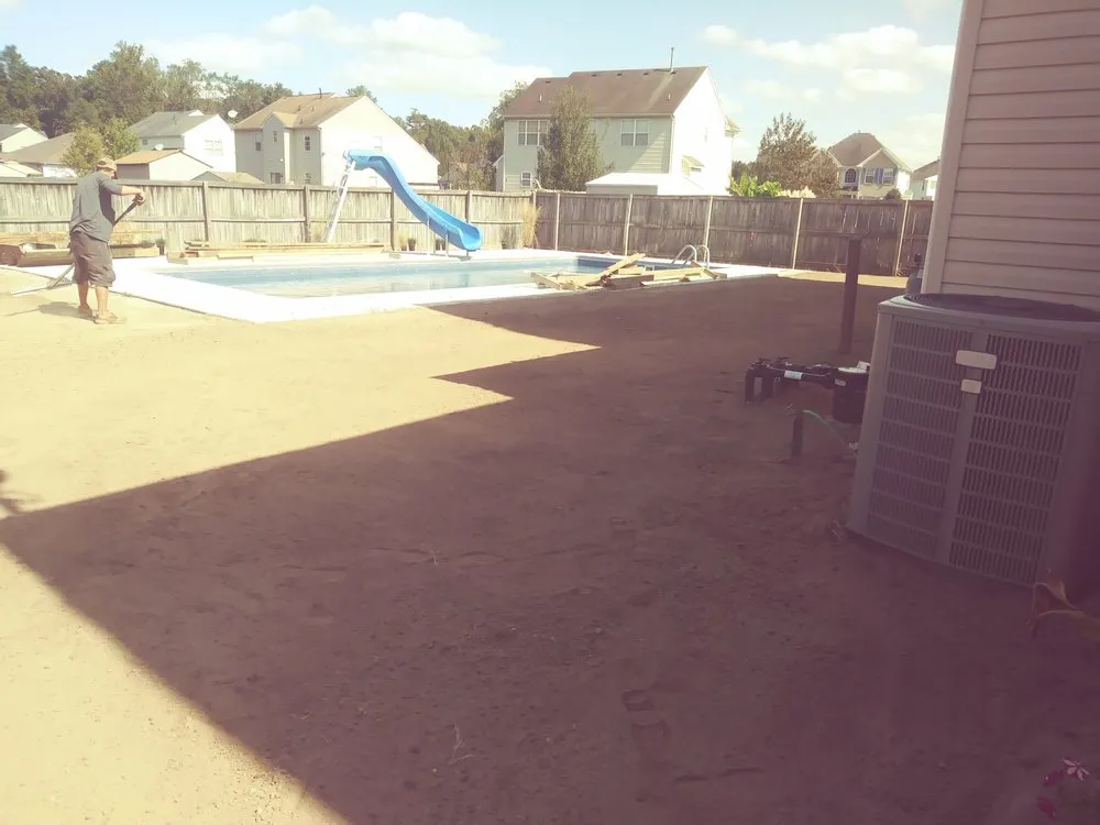 Professional landscape installation in Seaford, VA - The Grading Company