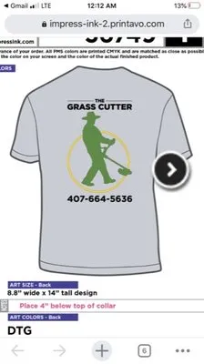 The Grass Cutter Logo