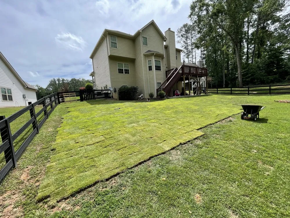 Local landscape design near you in Carrollton, GA by The Grass Father Lawn Maintenance