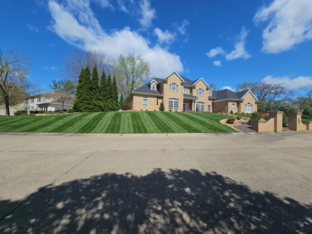 Expert lawn mowing service for residential properties in Evansville, IN by The Grass Guys