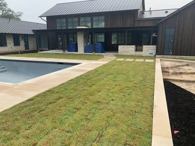 Custom garden landscaping in Leander, TX - The Grass Patch