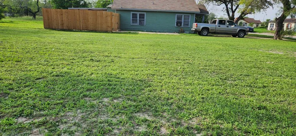 Custom landscape design in Kingsville, TX by THE GRASSDOCTOR 361