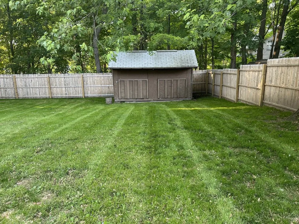 Custom yard cleanup service in Willimantic, CT by The Grasshopper