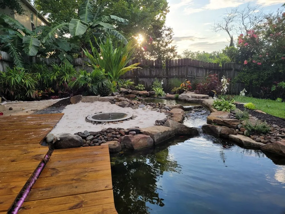 Trusted garden landscaping for homes in Clermont, FL by The Great Oasis