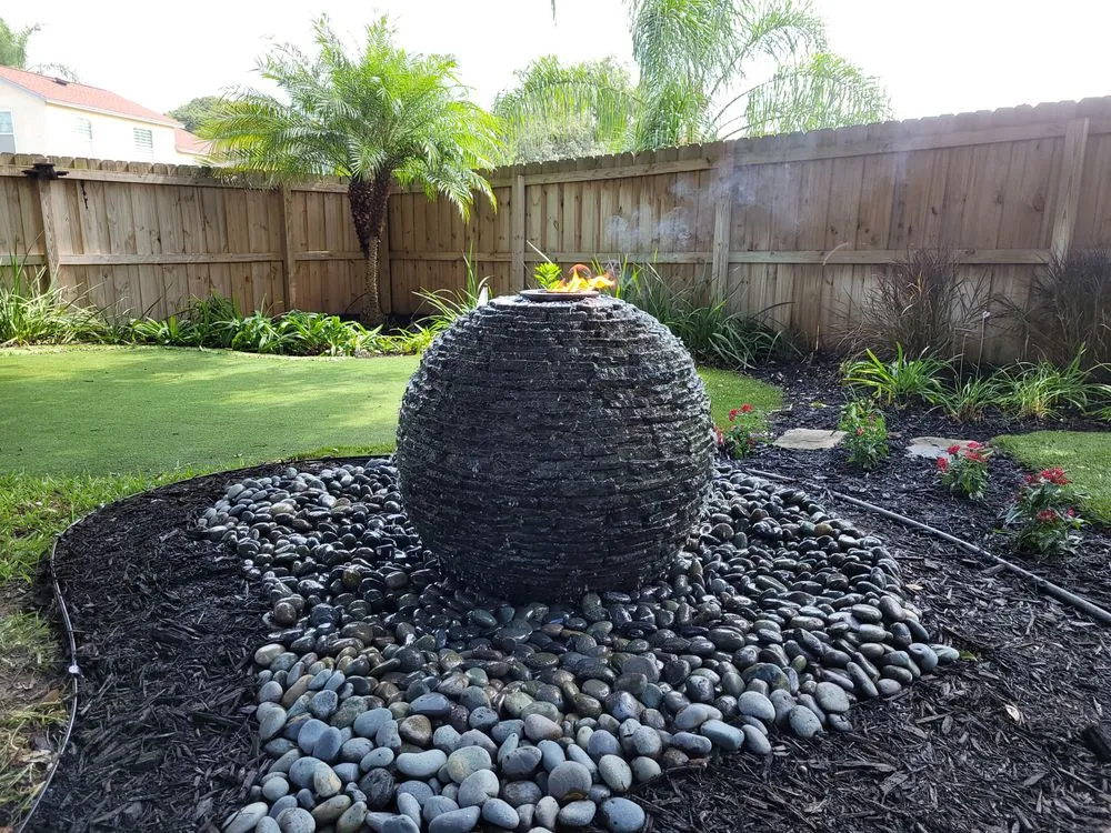 Expert garden landscaping in Clermont, FL by The Great Oasis