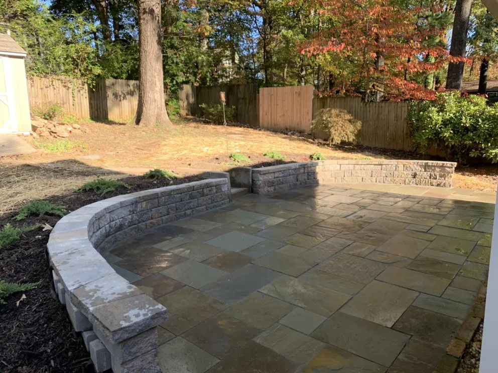 Custom lawn mowing service with custom design across Charlottesville, VA - The Great Outdoors