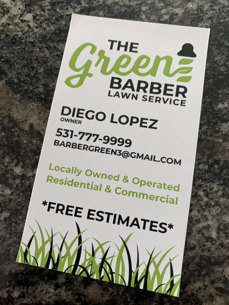 Local yard maintenance near you in Omaha, NE by The Green Barber Lawn Service