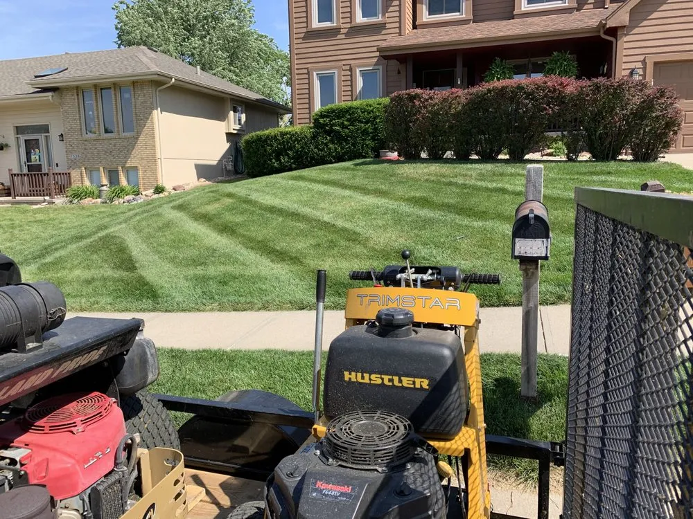 Trusted landscaping services for beautiful yards in Omaha, NE by The Green Barber Lawn Service
