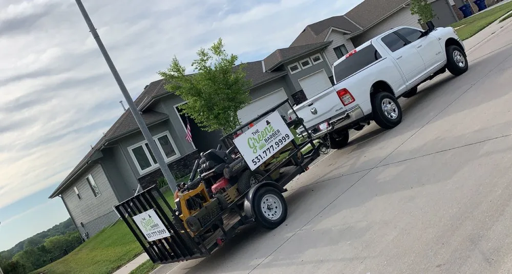 Custom outdoor landscaping for homes in Omaha, NE by The Green Barber Lawn Service