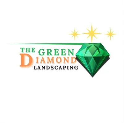 The Green Diamond Landscaping Logo
