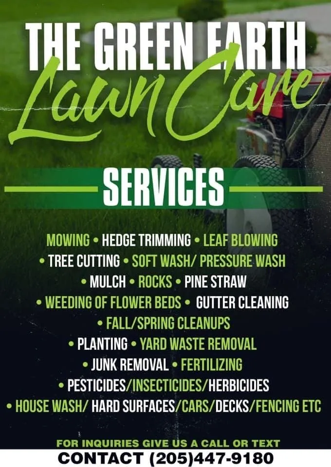 Top-rated landscaping services in Birmingham, AL - The Green Earth Lawn Care