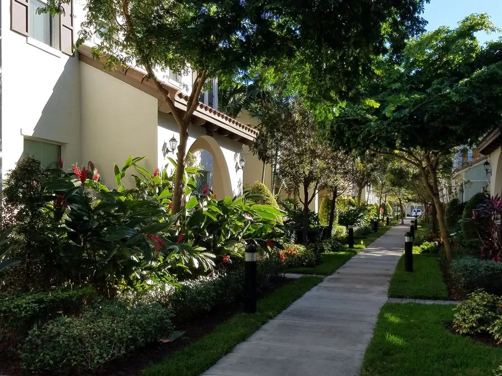 Custom landscape design in Davie, FL by The Green Experts Landscaping