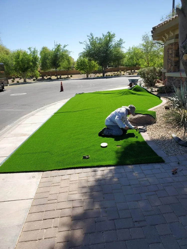 Expert landscape installation near you across Goodyear, AZ - The Green Garden yard Services