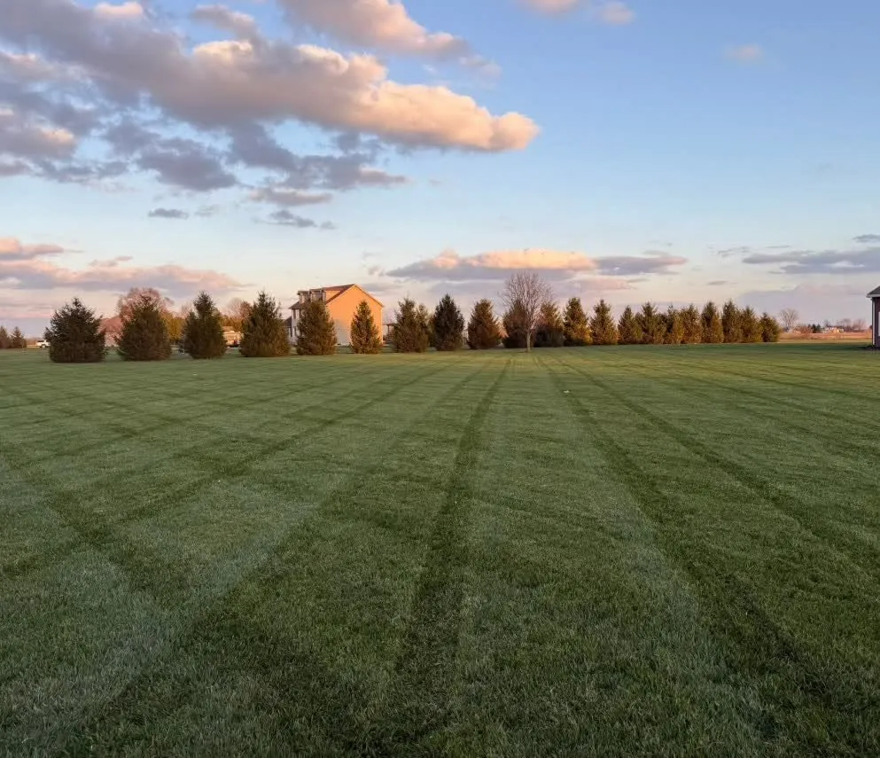 Custom lawn mowing service for outdoor upgrades across Bowling Green, OH - The Green Guys Lawn Care Services