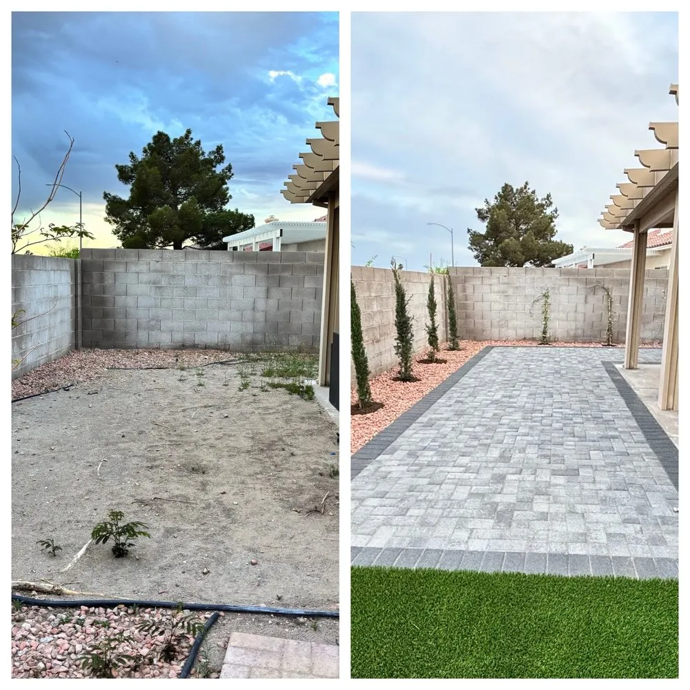 Custom landscape installation in Las Vegas, NV - The Greenskeeper Landscape